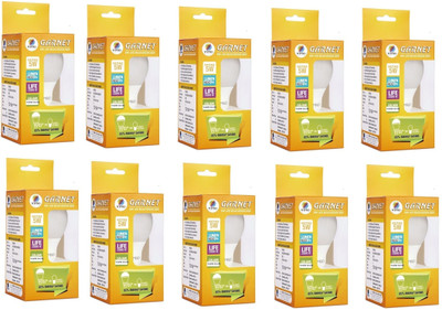 

Wipro 5 W Standard B22 LED Bulb(Yellow, Pack of 10)
