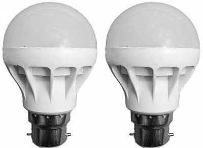 

JSS Exports 9 W Standard B22 LED Bulb(White, Pack of 2)
