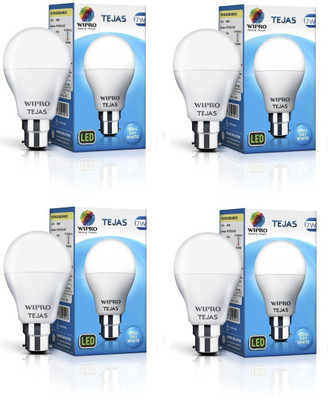 

Wipro 7 W Standard B22 LED Bulb(White, Pack of 04)