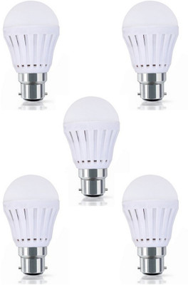 

Digilight 9 W Standard B22 LED Bulb(White, Pack of 5)