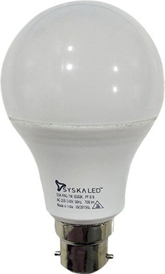 

Syska Led Lights 7 W Standard B22 LED Bulb(White)