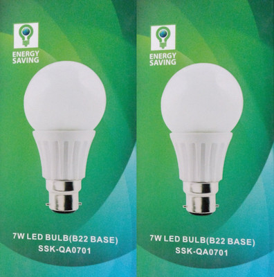 Syska Led Lights 7 W Standard B22 LED Bulb(Pack of 2) Syska Led Lights 7 W Standard B22 LED Bulb(Pack of 2)