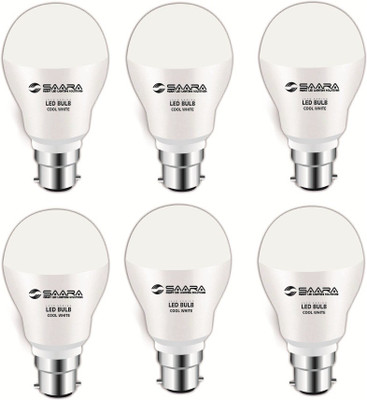

Saara 9 W Spiral B22 LED Bulb(White, Pack of 6)