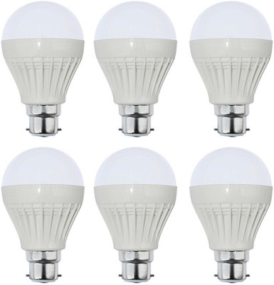 

Happy Power 12 W Standard B22 LED Bulb(White, Pack of 6)