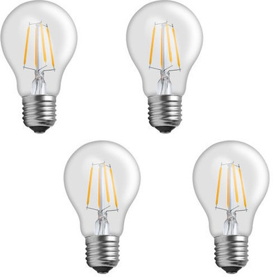 Imperial 4 W Standard E27 LED Bulb(Yellow, Pack of 4)