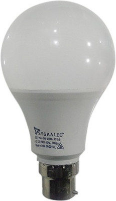 

Syska Led Lights 9 W Standard B22 LED Bulb(White)
