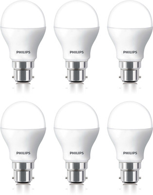 

Philips 9 W Globe B22 LED Bulb(White, Pack of 6)