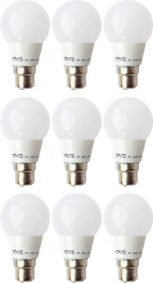 

Vivid 3 W Standard B22 LED Bulb(White, Pack of 9)