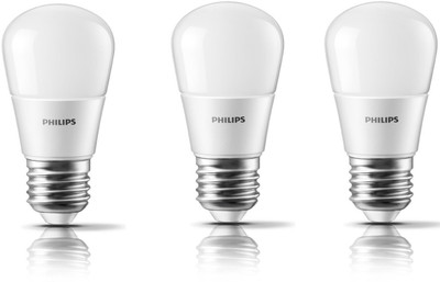 

Philips 4 W Standard E27 LED Bulb(White, Pack of 3)