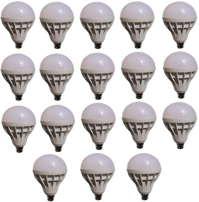 

Galaxy 15 W Standard B22 LED Bulb(White, Pack of 18)