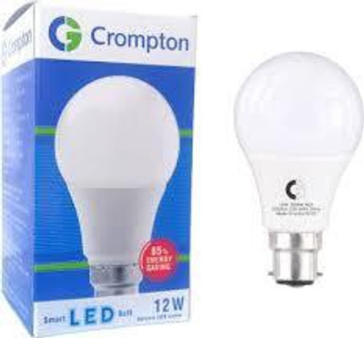 

Crompton Greaves 12 W Standard B22 LED Bulb(White)