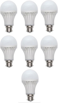 Colorul 3 W Standard B22 LED Bulb(White, Pack of 7)