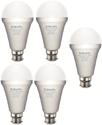 

Saara 5 W Spiral B22 LED Bulb(White, Pack of 5)