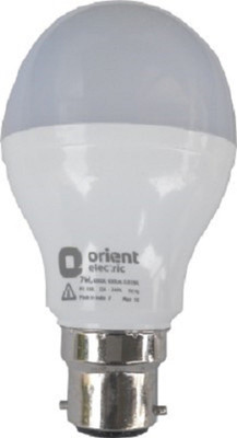 Orient 7 W Standard B22 LED Bulb(White)