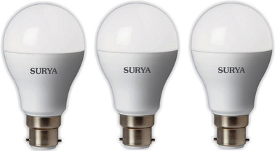 

Surya 5 W Standard B22 LED Bulb(White, Pack of 3)