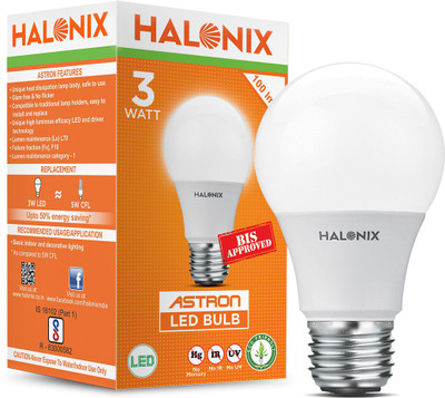 

Halonix 3 W Standard B27 LED Bulb(Yellow)