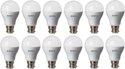 

Surya 5 W Standard B22 LED Bulb(White, Pack of 12)