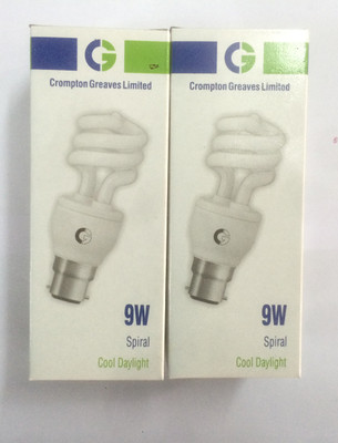 Crompton Greaves 9 W B22 CFL Bulb(White, Pack of 2) available at flipkart for Rs.399