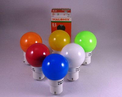 

Halonix 0.5 W Standard LED Bulb(Multicolor, Pack of 6)