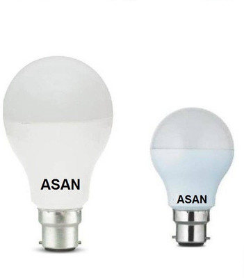 

ASAN 7 W, 14 W Standard B22 LED Bulb(White, Pack of 2)