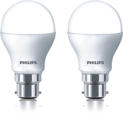 

Philips 8.5 W Standard B22 LED Bulb(White, Yellow, Pack of 2)