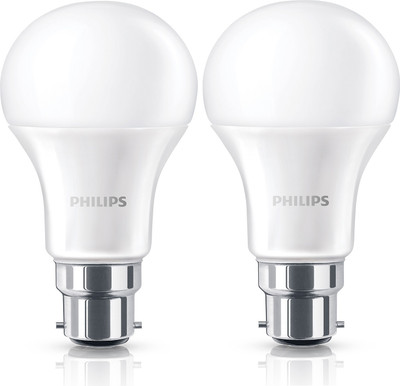 

Philips 10.5 W Standard B22 LED Bulb(White, Pack of 2)