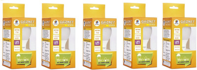 

Wipro 7 W Standard E27 LED Bulb(Yellow, Pack of 05)