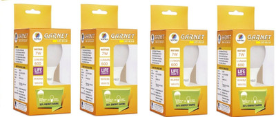 

Wipro 7 W Standard E27 LED Bulb(Yellow, Pack of 04)