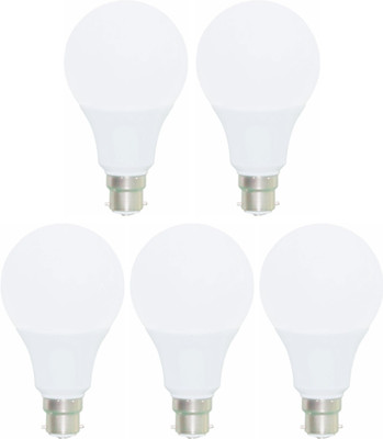 

LIGHTRON 3 W Round B22 LED Bulb(White, Pack of 5)