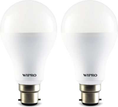 

Wipro 12 W Standard B22 LED Bulb(White, Pack of 2)