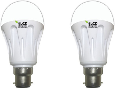 Imperial 7 W Standard B22 LED Bulb(Yellow, Pack of 2)