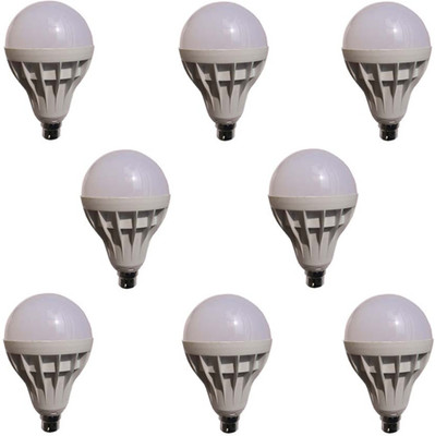 

Galaxy 18 W Standard B22 LED Bulb(White, Pack of 8)