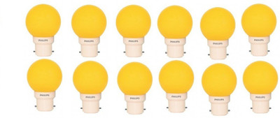 

Philips 0.5 W Standard B22 LED Bulb(Yellow, Pack of 12)