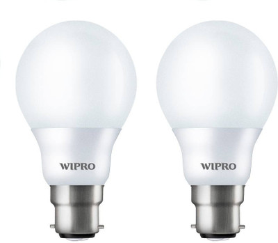 

Wipro 9 W Standard B22 LED Bulb(White, Pack of 02)