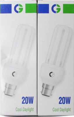Crompton Greaves 20 W CFL Bulb(White, Pack of 2) available at flipkart for Rs.390