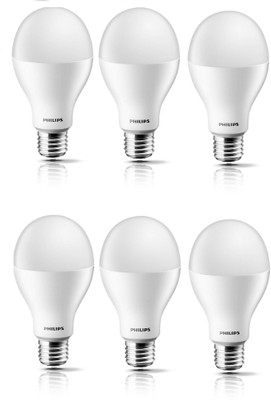 

Philips 20 W Standard E27 LED Bulb(White, Pack of 06)