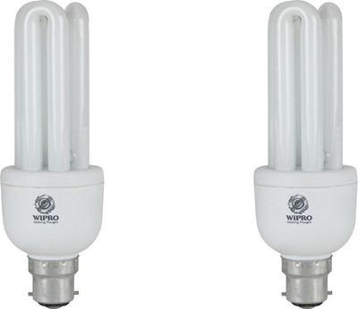Wipro 20 W B22 CFL Bulb(White, Pack of 2) available at flipkart for Rs.410