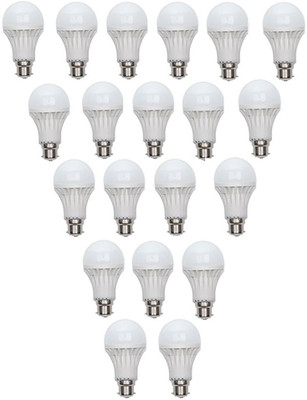 

Durable 15 W Standard B22 LED Bulb(White, Pack of 20)