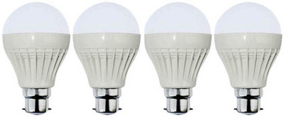

VRCT 5 W Standard B22 LED Bulb(White, Pack of 4)