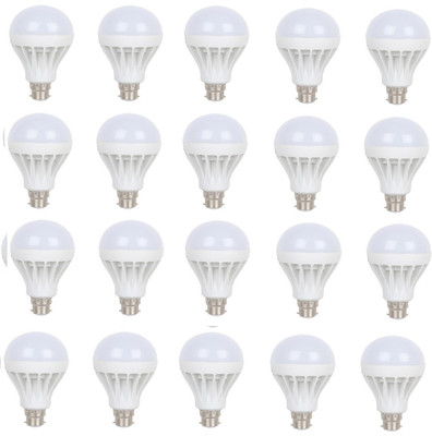 

Milky Way 3 W Standard B22 LED Bulb(White, Pack of 20)