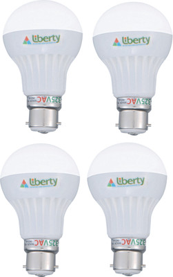 

Liberty 7 W Standard B22 LED Bulb(White, Pack of 4)