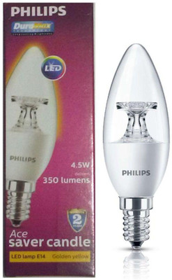 

Philips 4.5 W Candle E14 LED Bulb(Yellow)