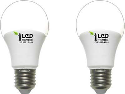 

Imperial 9 W Standard E27 LED Bulb(White, Pack of 2)