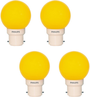 

Philips 0.5 W Standard B22 LED Bulb(Yellow, Pack of 4)