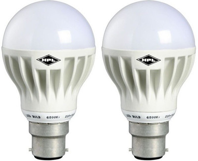 HPL 12 W Standard B22 LED Bulb(White, Pack of 2)
