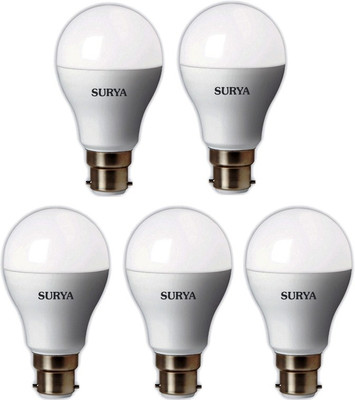 

Surya 5 W Standard B22 LED Bulb(White, Pack of 5)