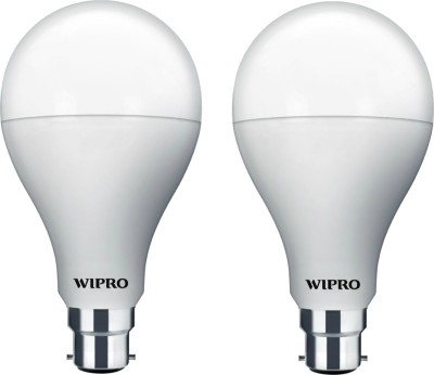 WIPRO 14 W Standard B22 LED Bulb(White, Pack of 2)
