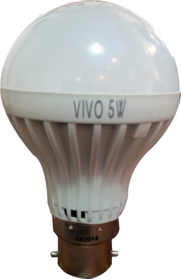 

Weldecor 5 W Standard B22 LED Bulb(White)