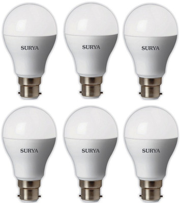 

Surya 5 W Standard B22 LED Bulb(White, Pack of 6)