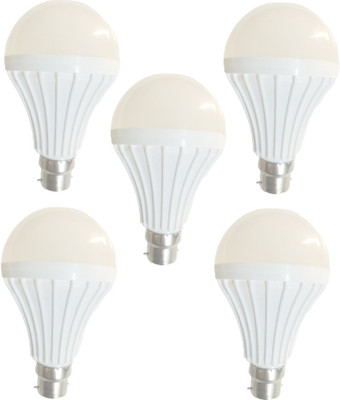 

SHELTON 12 W Standard B22 LED Bulb(White, Pack of 5)
